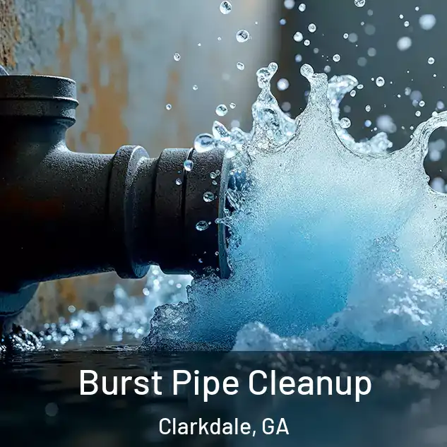  Burst Pipe Cleanup Clarkdale, GA