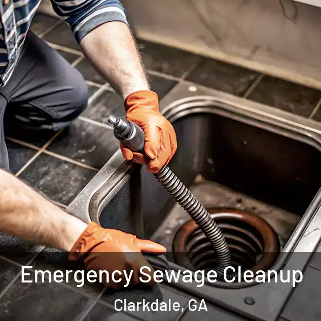  Emergency Sewage Cleanup Clarkdale, GA