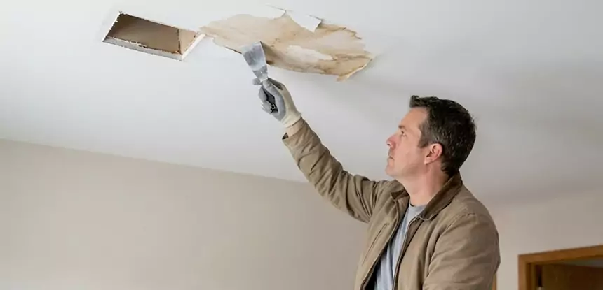 Dry Ceiling After Water Leak in Clarkdale