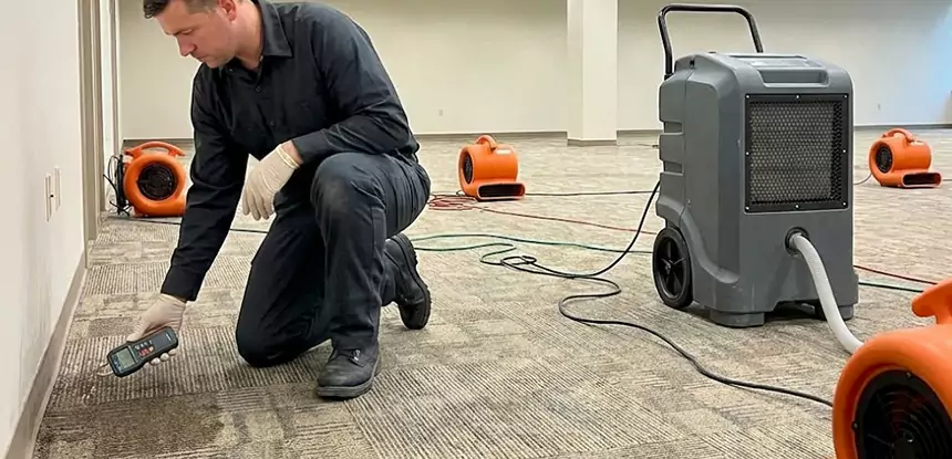 Drying Carpet Padding After Flood in Clarkdale