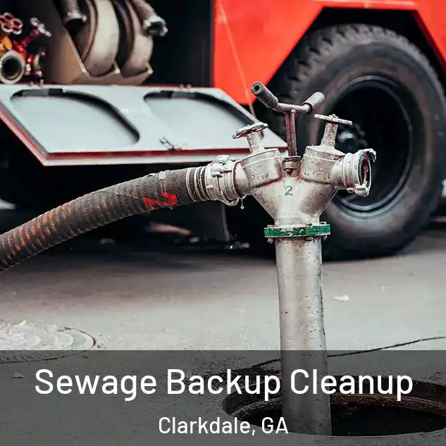  Sewage Backup Cleanup Clarkdale, GA