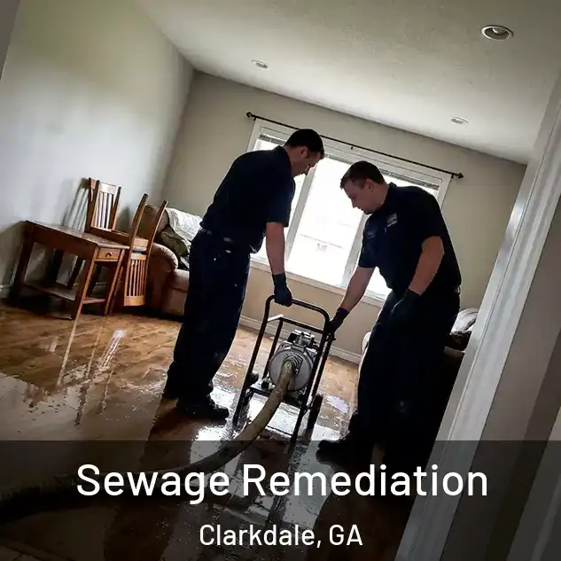  Sewage Remediation Clarkdale, GA